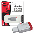 Флэш накопитель 32GB Kingston DataTraveler 50 (USB3.1/серый/нестандартый дизайн) 