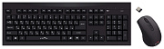 Беспроводной комплект клавиатура+мышь Oklick 210M (радиоканал 2,4Ghz/черный)