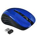 Беспроводная мышь Oklick 545MW Black/Blue (черный+синий/оптический сенсор/USB2.0/блистер)