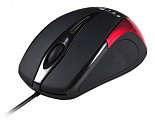 Проводная мышь Oklick 235M Black/Red (черный+красный/оптический сенсор/USB2.0/800dpi/3кнопки+scroll)
