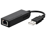 Проводной сетевой адаптер USB2.0 D-Link DUB-E100 (10/100Mbps/802.3/3u/802.3ab/802.3x) Retail
