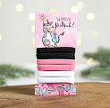 Набор резинок для волос Белый, Розовый, Чёрный "Ты просто Мэджик!" Beauty Fox()