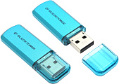 Флэш накопитель 64GB Silicon Power Helios 101 Blue (USB2.0/синий/с колпачком) 