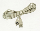 Кабель соединительный USB2.0 M(A)-M(miniB) 1.8м. noName (белый/Без фильтров/хромир.конт./пакет) 