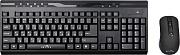 Беспроводной комплект клавиатура+мышь Oklick 280M (радиоканал 2,4Ghz/черный)