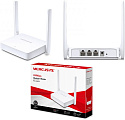Роутер WiFi Mercusys MW301R (2xLAN10/100M,1xWAN10/100M/802.11b/802.11g/802.11n/300Mbps/2.4Ghz)