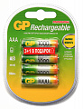 Аккумулятор AAA(R03) 1000mAh GP Rechargeable (4 шт в блистере/Ni-MH)
