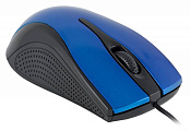 Проводная мышь Oklick 215M Black/Blue (черный+синий/оптический сенсор/USB2.0/800dpi/3кнопки+scroll)